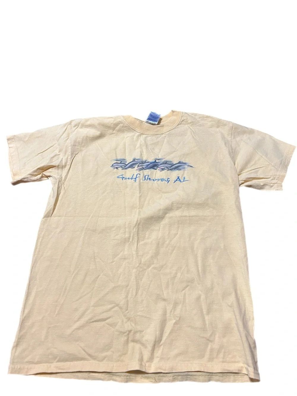 Vintage Embroidered Dolphin T-shirt